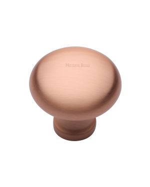 Timeless Elegance and Unrivaled QualityHeritage Brass Cabinet Knob Mushroom Design 32mm Satin Rose Gold finish