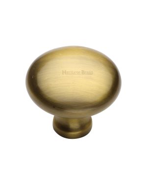 Timeless Elegance and Unrivaled QualityHeritage Brass Cabinet Knob Mushroom Design 38mm Antique finish