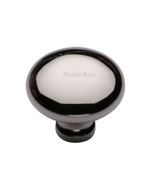 Timeless Elegance and Unrivaled QualityHeritage Brass Cabinet Knob Mushroom Design 38mm Polished Nickel finish