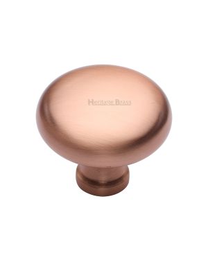 Timeless Elegance and Unrivaled QualityHeritage Brass Cabinet Knob Mushroom Design 38mm Satin Rose Gold finish
