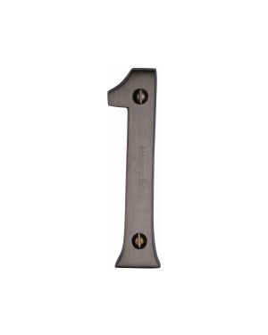 Heritage Brass Numeral 1 Face Fix 76mm (3") Matt Bronze finish
