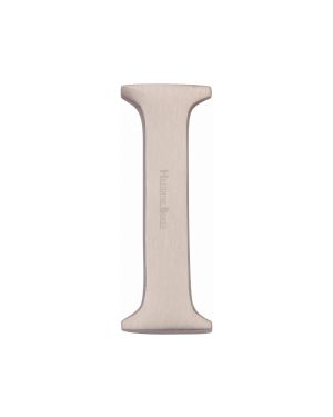 Heritage Brass Alphabet I Rear Fix 51mm (2") Satin Nickel finish