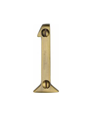 Heritage Brass Numeral 1 Face Fix 51mm (2") Antique finish