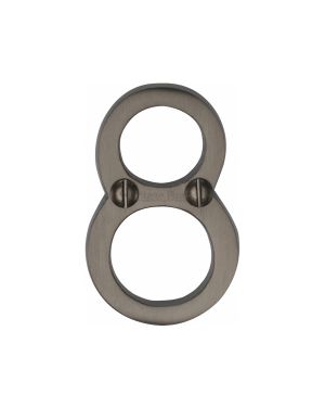 Heritage Brass Numeral 8 Face Fix 51mm (2") Matt Bronze finish