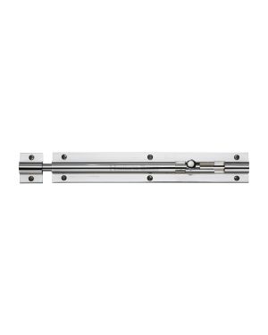 Heritage Brass Door Bolt Straight 8" x 1.25" Polished Chrome finish