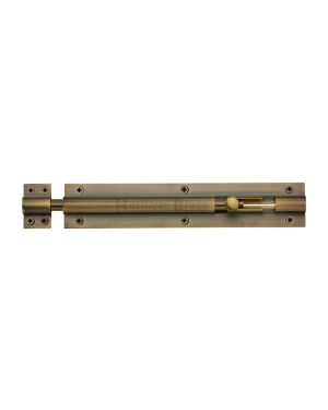 Heritage Brass Door Bolt Straight 8 x 1.5 Antique finish