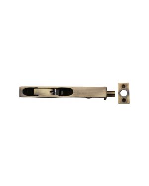 Heritage Brass Door Bolt Flush Fitting 6" x .3/4" Antique finish
