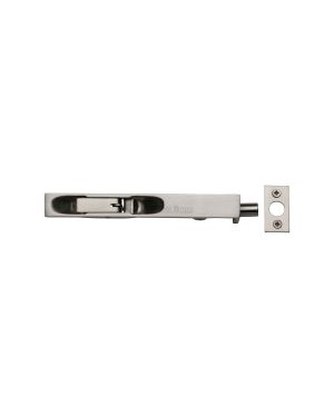 Heritage Brass Door Bolt Flush Fitting 6" x .3/4" Satin Nickel finish
