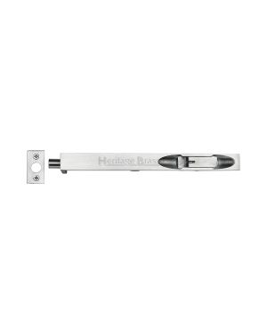 Heritage Brass Door Bolt Flush Fitting 8 x .3/4 Satin Chrome finish
