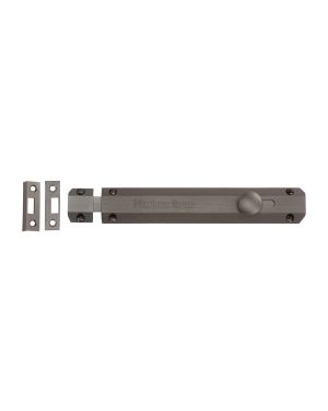 Heritage Brass Door Bolt Flat 8" Matt Bronze finish