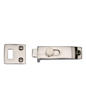 Heritage Brass Slide Bolt Polished Nickel finish