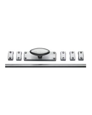 Heritage Brass Espagnolette Bolt Satin Chrome finish