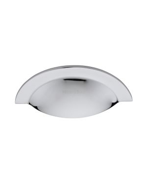 Heritage Brass Drawer Pull 57mm CTC Polished Chrome finish