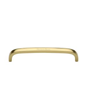 Heritage Brass Cabinet Pull D Shaped 152mm Polished Brass finish