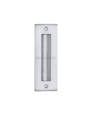 Heritage Brass Flush Pull 6" Satin Chrome finish