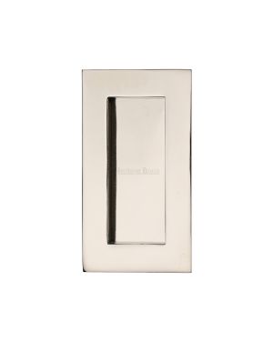 4 Flush Handle Polished Nickel Finish