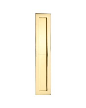 12" Flush Handle Polished Brass