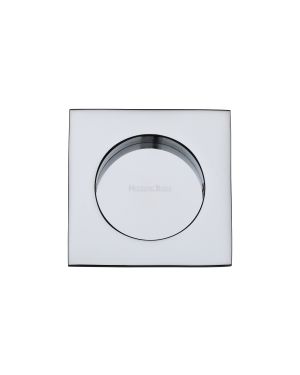 Square Flush Pull 63.5 x 63.5mm Polished Chrome finish