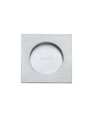 Square Flush Pull 63.5 x 63.5mm Satin Chrome finish