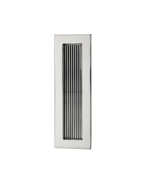 Reeded Rectangular Flush Pull 175 x 58mm Polished Chrome finish