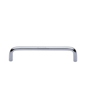Heritage Brass Cabinet Pull Wire Design 128mm CTC Polished Chrome Finish