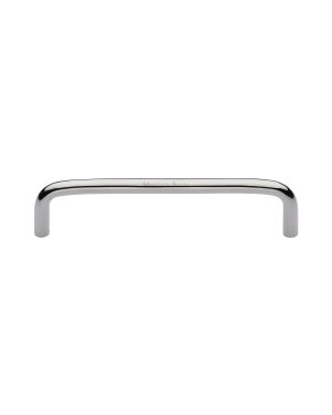 Heritage Brass Cabinet Pull Wire Design 128mm CTC Polished Nickel Finish