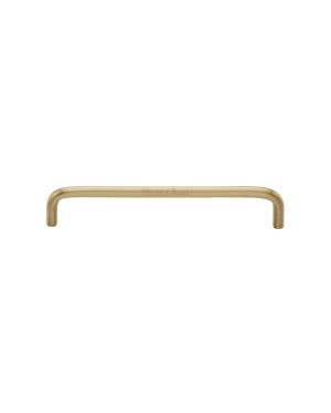 Heritage Brass Cabinet Pull Wire Design 152mm CTC Satin Brass Finish