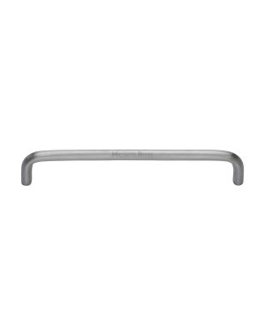 Heritage Brass Cabinet Pull Wire Design 160mm CTC Satin Chrome Finish
