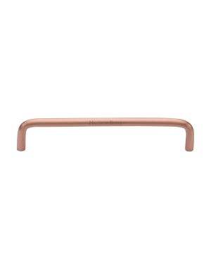 Heritage Brass Cabinet Pull Wire Design 160mm CTC Satin Rose Gold Finish