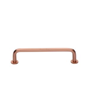 Heritage Brass Cabinet Pull Wire Design with 16mm Rose 128mm CTC Satin Rose Gold Finish