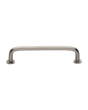 Heritage Brass Cabinet Pull Wire Design with 16mm Rose 160mm CTC Satin Nickel Finish
