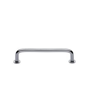 Heritage Brass Cabinet Pull Wire Design with 16mm Rose 96mm CTC Polished Chrome Finish