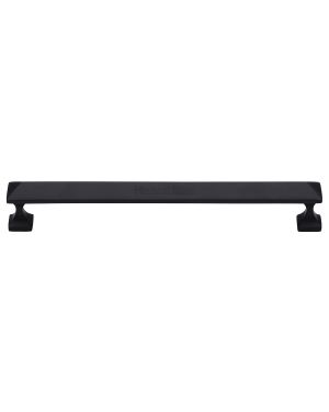 Heritage Brass Cabinet Pull Pyramid Design 203mm CTC Matt Black Finish