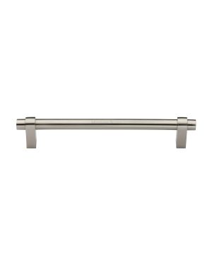 Heritage Brass Cabinet Pull Industrial Design 192mm CTC Satin Nickel Finish
