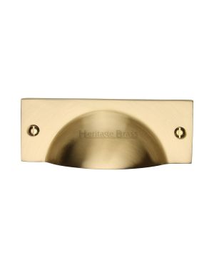 Heritage Brass Drawer Pull Satin Brass finish