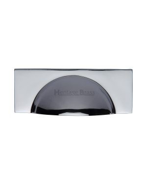 Heritage Brass Drawer Pull 57mm CTC Polished Chrome Finish