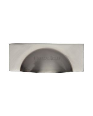 Heritage Brass Drawer Pull 57mm CTC Satin Nickel Finish