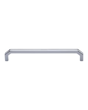 Heritage Brass Cabinet Pull Hex Angular Design 203mm CTC Polished Chrome Finish