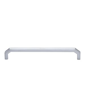 Heritage Brass Cabinet Pull Hex Angular Design 203mm CTC Satin Chrome Finish