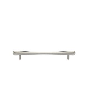 Heritage Brass Cabinet Pull T-Bar Raindrop Design 128mm CTC Satin Nickel Finish