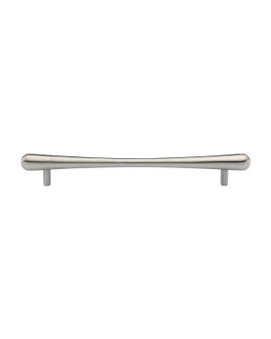 Heritage Brass Cabinet Pull T-Bar Raindrop Design 192mm CTC Satin Nickel Finish