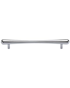 Heritage Brass Cabinet Pull T-Bar Raindrop Design 256mm CTC Polished Chrome Finish