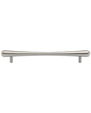 Heritage Brass Cabinet Pull T-Bar Raindrop Design 256mm CTC Satin Nickel Finish