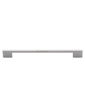 Heritage Brass Cabinet Pull Slim Metro Design 256mm CTC Satin Nickel finish
