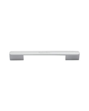 Heritage Brass Cabinet Pull Bridge Design 128&160mm CTC Satin Chrome Finish