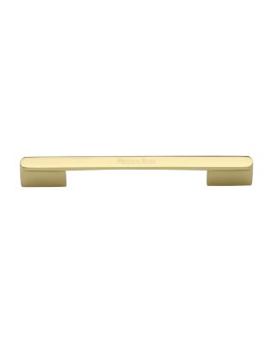 Heritage Brass Cabinet Pull Bridge Design 192&224mm CTC Polished Brass Finish