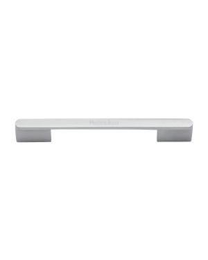 Heritage Brass Cabinet Pull Bridge Design 192&224mm CTC Satin Chrome Finish