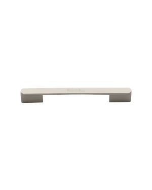 Heritage Brass Cabinet Pull Bridge Design 96mm CTC Satin Nickel Finish