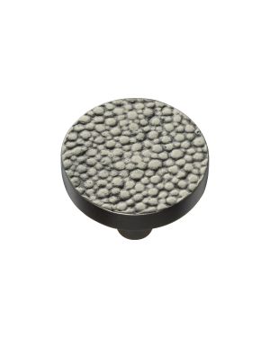 Heritage Brass Cabinet Knob Round Stingray Design 32mm Aged Nickel finish