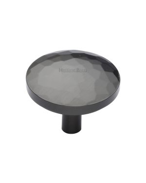 Heritage Brass Cabinet Knob Hammered Design 38mm Matt Bronze finish
